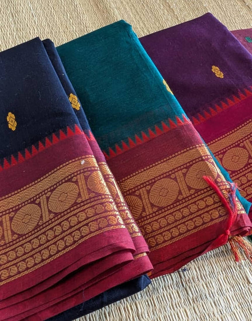Elegantt Drapes collection of authentic Kanchi Cotton sarees for daily and festive wear