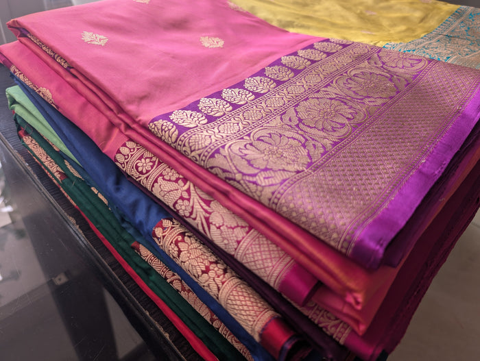 Luxurious gallery of authentic Banarasi handloom sarees by Elegantt Drapes