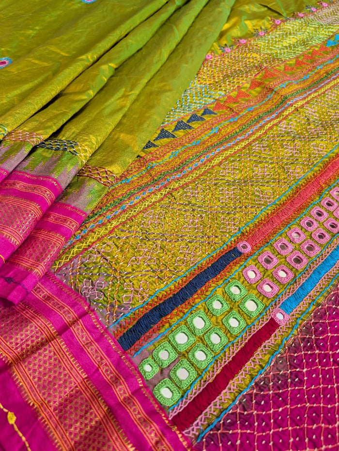 Elegantt Drapes collection of authentic Lambani and Banjara embroidery sarees