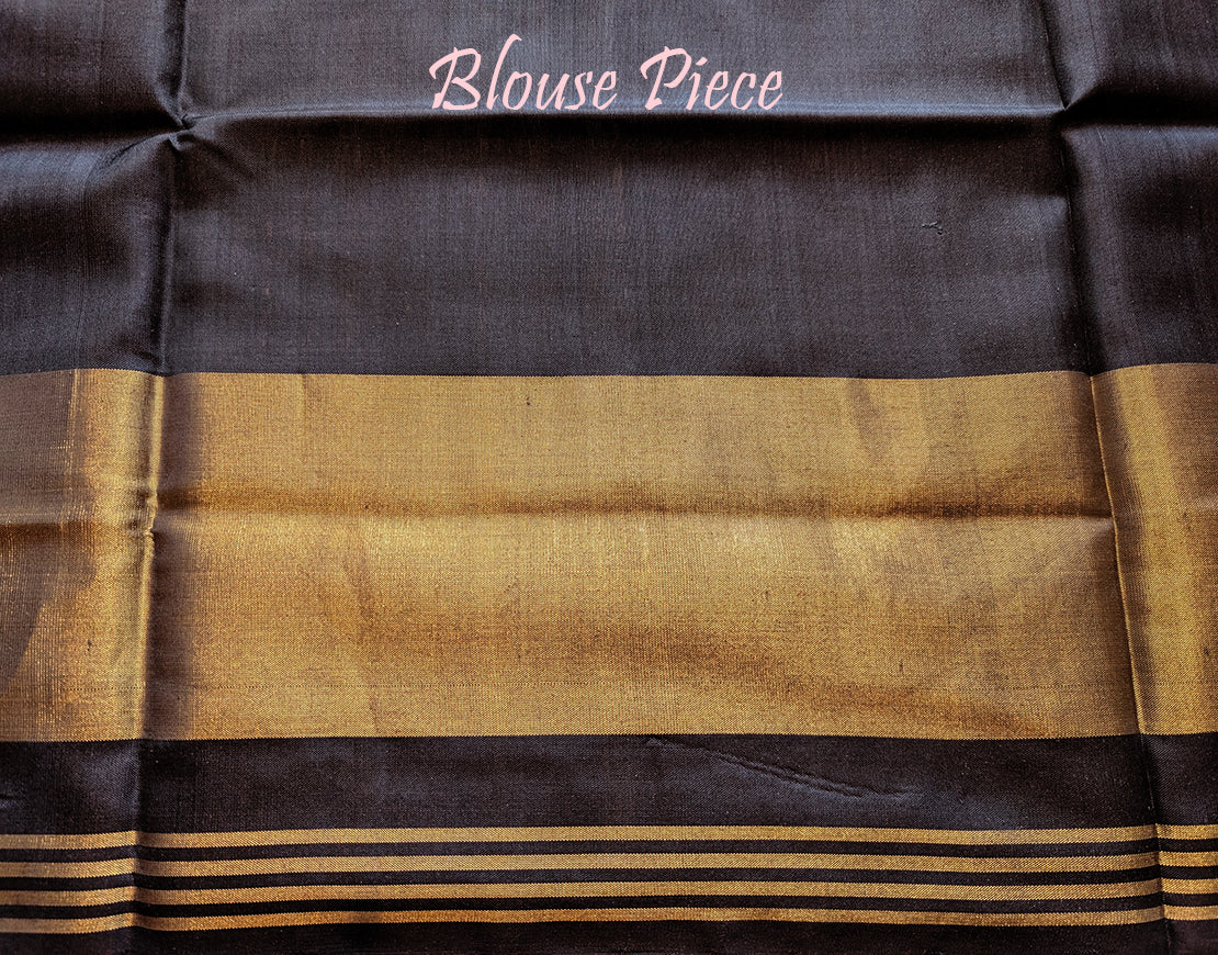 Black Pure Mulberry Silk Rajkot Patola Saree – Handloom Saree Online India | Elegantt Drapes