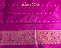 Blue Pure Banarasi Handloom Katan Silk Saree – Handloom Saree Online India | Elegantt Drapes