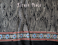 Blue Modal Silk Ajrakh Saree 2 – Ajrakh Saree Online India | Elegantt Drapes