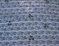 Blue Floral Printed Pure Organza Handwork Saree – Handloom Saree Online India | Elegantt Drapes