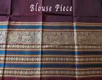 Blush Pink Pure Kanjivaram Handloom Silk Saree – Handloom Saree Online India | Elegantt Drapes