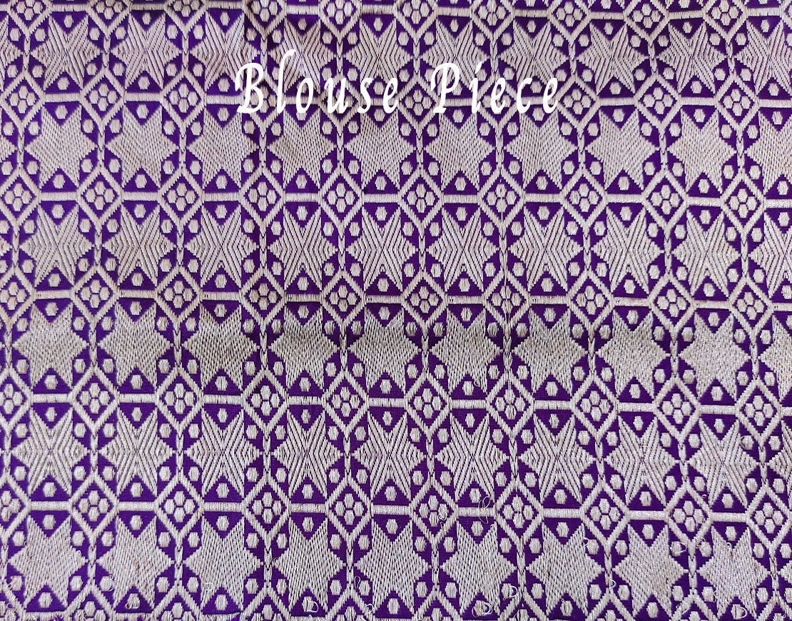 Brinjal Banarasi Handloom Katan Silk Saree – Handloom Saree Online India | Elegantt Drapes