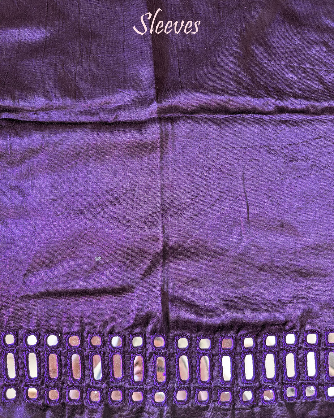 Purple Mashru Silk Kutch Mirror Work Blouse – Handloom Saree Online India | Elegantt Drapes