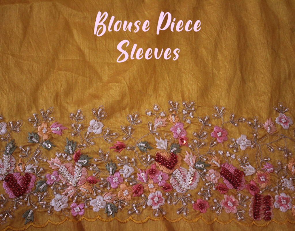 Canary Yellow Pure Organza Silk Hand Embroidered Saree