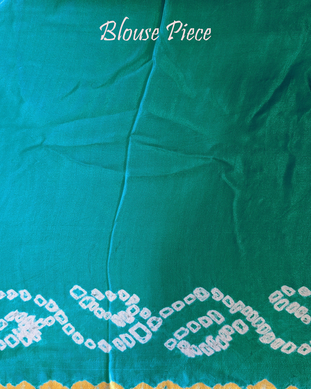 Sea Green Shaded Pure Gajji Silk Bandhani Saree – Bandhani Saree Online India | Elegantt Drapes