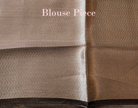 Deep Golden Pure Banarasi Tissue Silk Saree – Handloom Saree Online India | Elegantt Drapes