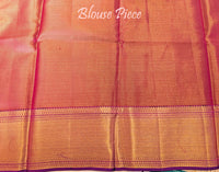 Golden Pure Kanjivaram Tissue Silk Bridal Saree – Handloom Saree Online India | Elegantt Drapes
