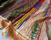 Green Pure Ilkal Silk Lambani Handwork Saree – Ilkal Handloom Saree Online India | Elegantt Drapes