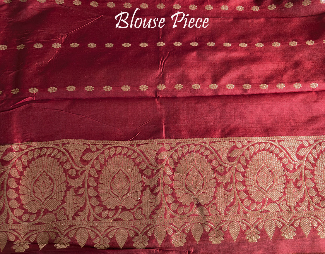 Green Banarasi Handloom Katan Silk Saree 2 – Handloom Saree Online India | Elegantt Drapes