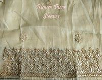 Pista Green Tissue Organza Gota Patti Saree 2 – Handloom Saree Online India | Elegantt Drapes