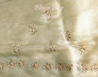 Pista Green Tissue Organza Gota Patti Saree – Handloom Saree Online India | Elegantt Drapes