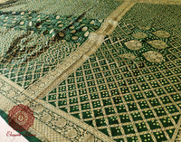 Deep Green Pure Banarasi Handloom Georgette Bandhani Saree – Bandhani Saree Online India | Elegantt Drapes