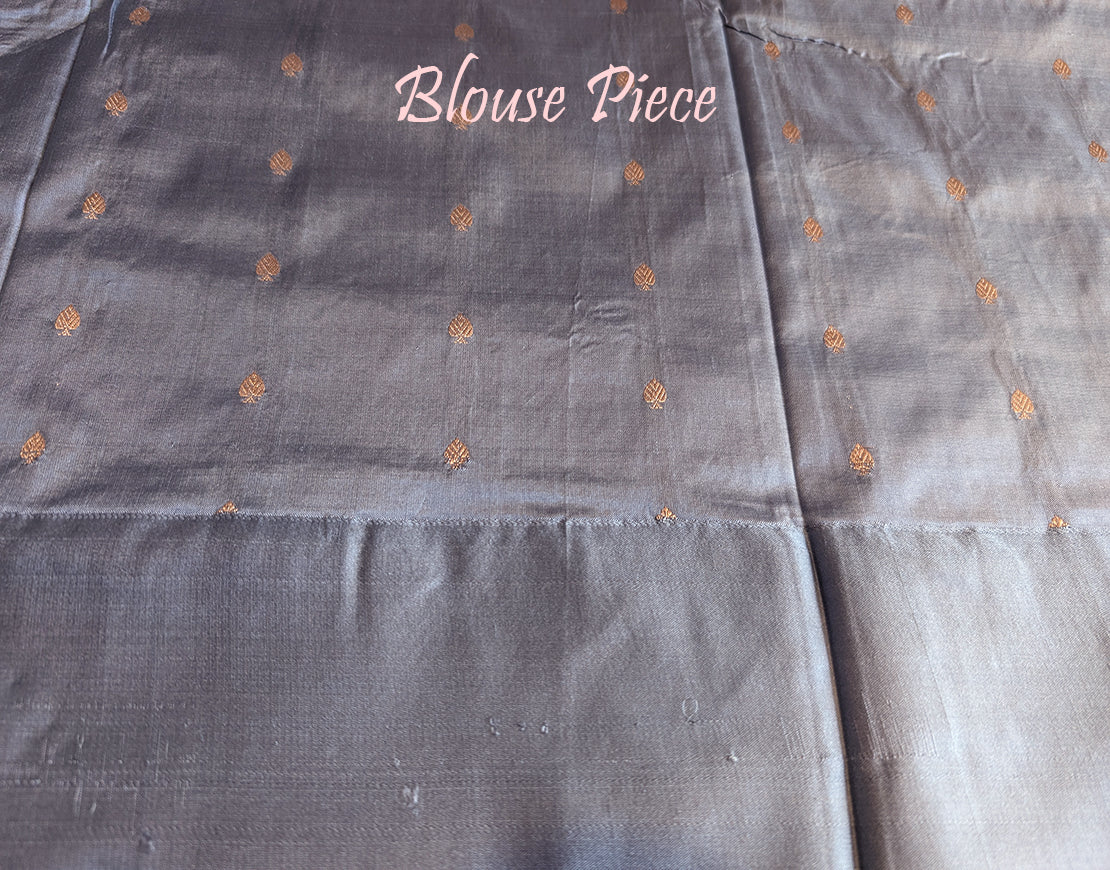 Lilac Pure Banarasi Handloom Katan Silk Saree – Handloom Saree Online India | Elegantt Drapes