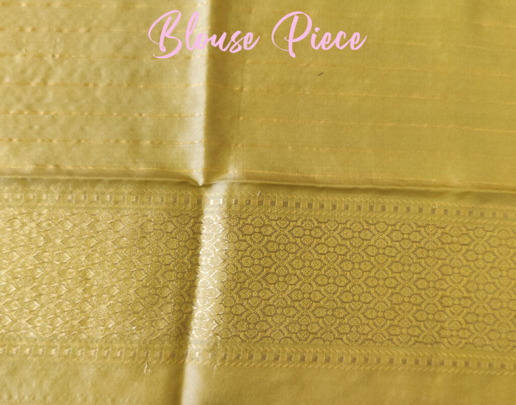 Lime Yellow Banarasi Handloom Pure Katan Silk Saree – Handloom Saree Online India | Elegantt Drapes