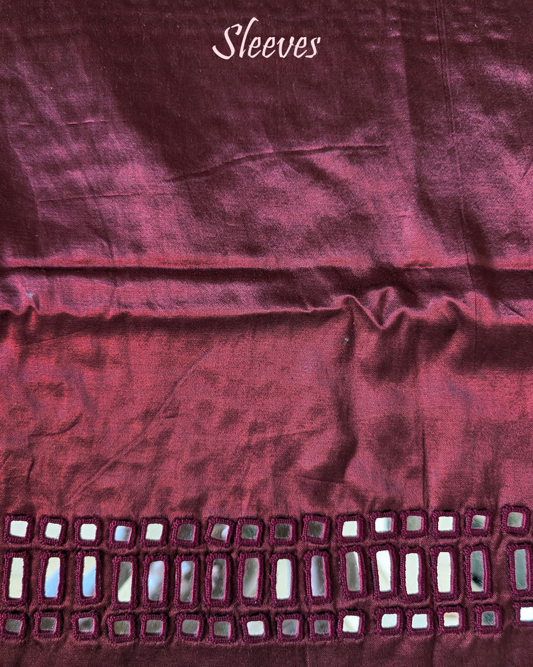 Maroon Mashru Silk Kutch Mirror Work Blouse – Handloom Saree Online India | Elegantt Drapes