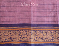 Lavender Pure Kanchi Cotton 1000 Boota Saree – Handloom Saree Online India | Elegantt Drapes