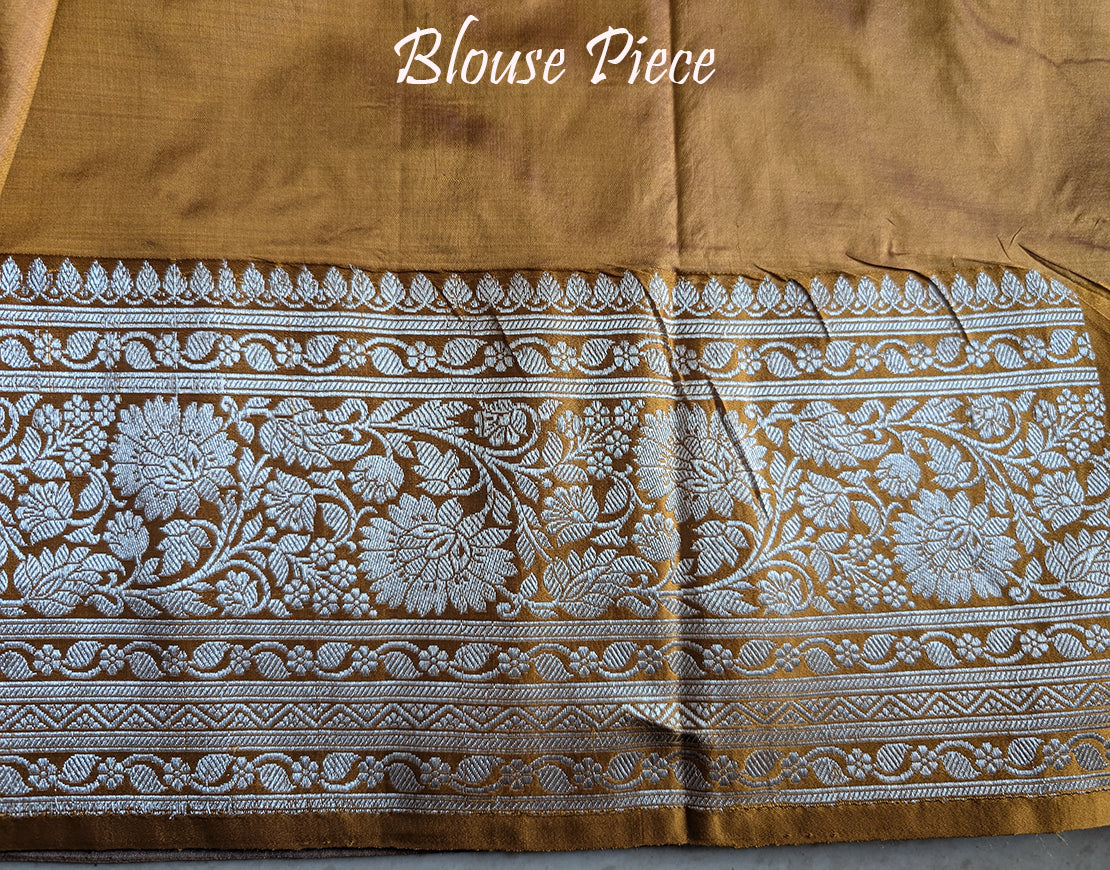 Muted Lavender Grey Banarasi Handloom Katan Silk Saree – Handloom Saree Online India | Elegantt Drapes