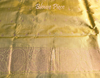 Olive Pure Banarasi Handloom Katan Silk Saree – Handloom Saree Online India | Elegantt Drapes