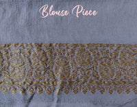 Pale Yellow Banarasi Handloom Pure Khaddi Georgete Saree – Handloom Saree Online India | Elegantt Drapes