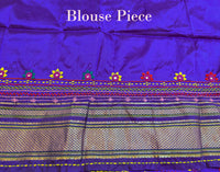 Pink Pure Ilkal Silk Lambani Handwork Saree – Ilkal Handloom Saree Online India | Elegantt Drapes