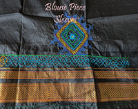 Pink Black Pure Ilkal Silk Lambani Handwork Saree – Ilkal Handloom Saree Online India | Elegantt Drapes