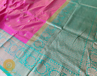 Pink Pure Banarasi Handloom Katan Silk Saree – Handloom Saree Online India | Elegantt Drapes