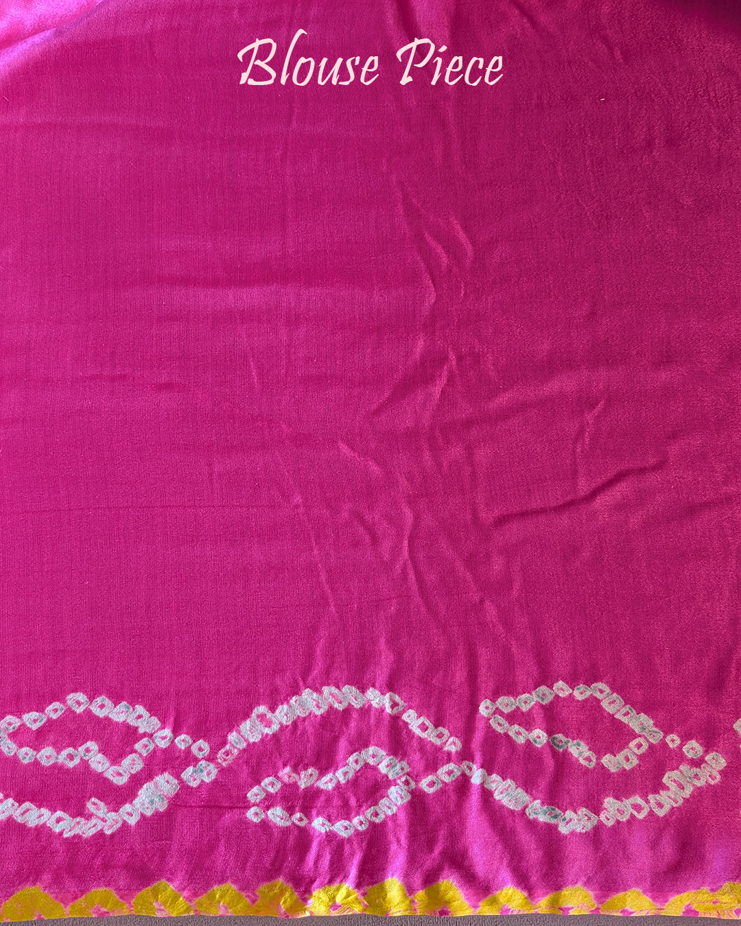 Pink Pure Gajji Silk Bandhani Saree 2 – Bandhani Saree Online India | Elegantt Drapes