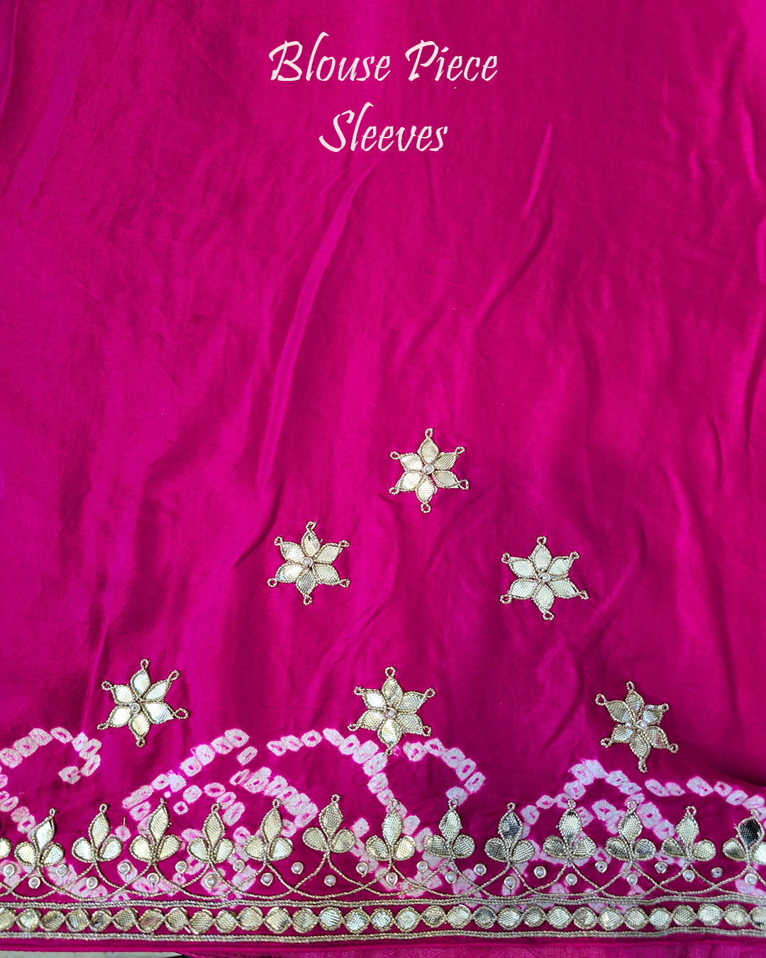 Pink Gaji Gharchola Gota Patti Saree – Handloom Saree Online India | Elegantt Drapes