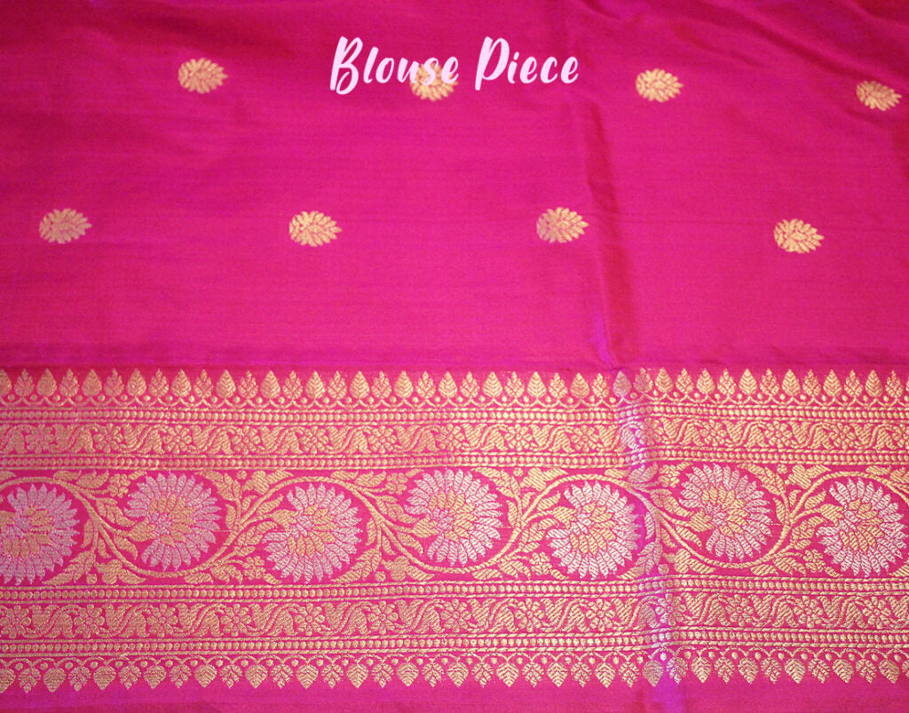 Pink Pure Banarasi Katan Silk Sona Rupa Saree Saree – Handloom Saree Online India | Elegantt Drapes
