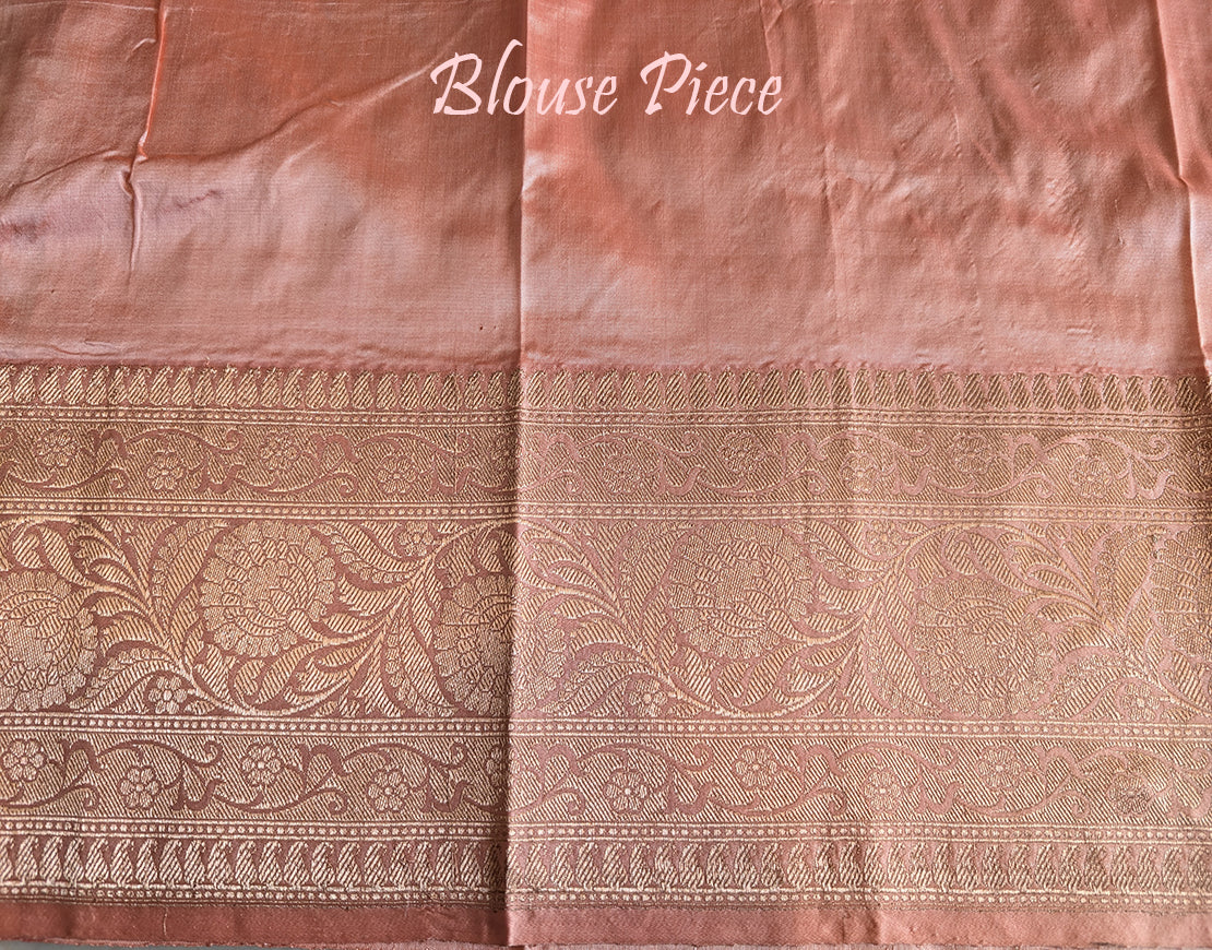 Violet Pure Banarasi Handloom Katan Silk Saree – Handloom Saree Online India | Elegantt Drapes