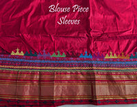 Purple Pure Ilkal Silk Lambani Handwork Saree – Ilkal Handloom Saree Online India | Elegantt Drapes