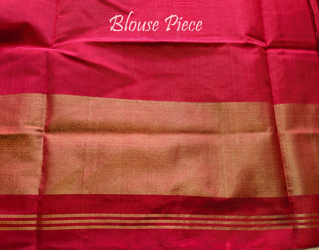 Purple Red Pure Mulberry Silk Rajkot Patola Saree – Handloom Saree Online India | Elegantt Drapes