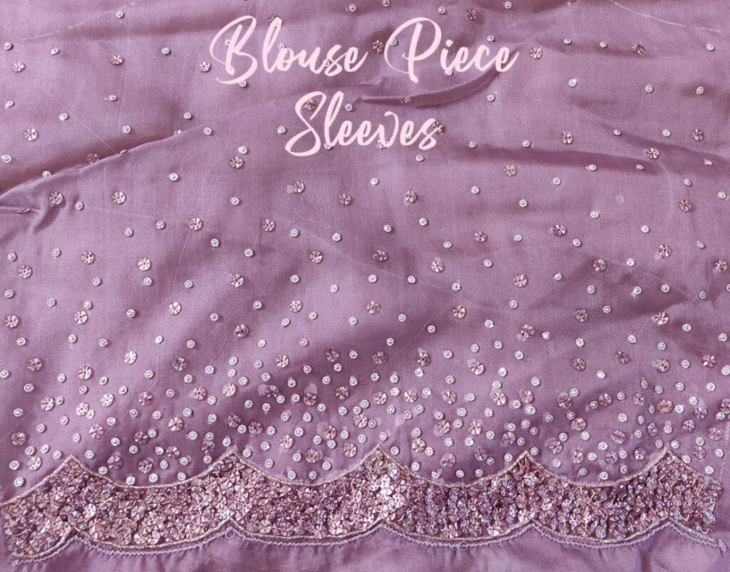 Mauve Pure Organza Silk Handwork Saree – Handloom Saree Online India | Elegantt Drapes