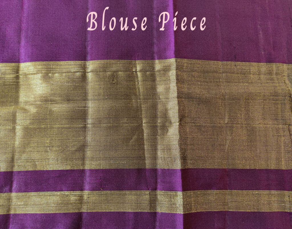 Handwoven Purple Pure Mulberry Silk Rajkot Patola Saree