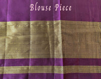 Handwoven Purple Pure Mulberry Silk Rajkot Patola Saree