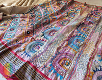 Gorgeous Pure Vidarbha Tussar Silk Lambani Saree – Handloom Saree Online India | Elegantt Drapes