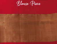 Red Pure Mulberry Silk Rajkot Patola Saree – Handloom Saree Online India | Elegantt Drapes