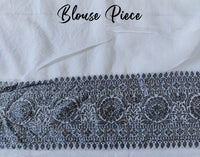 White Black Banarasi Handloom Pure Khaddi Georgete Saree – Handloom Saree Online India | Elegantt Drapes