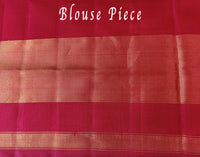 White Red Pure Mulberry Silk Rajkot Patola Saree