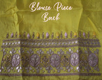 White Pure Organza Gota Patti Handwork Saree – Handloom Saree Online India | Elegantt Drapes