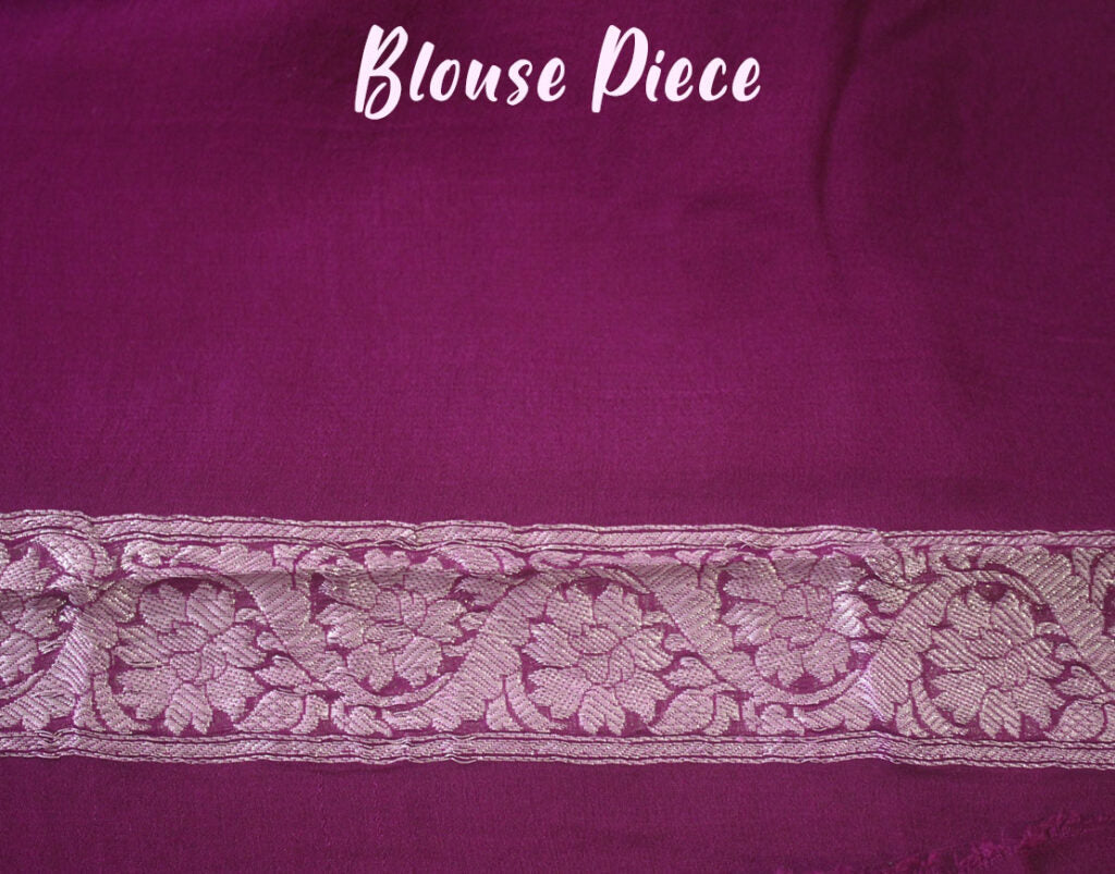 Wine Banarasi Handloom Khaddi Georgette Kadhuwa Saree – Handloom Saree Online India | Elegantt Drapes