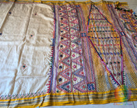 Lambani Handwork Vidarbha Tussar Silk Saree – Handloom Saree Online India | Elegantt Drapes