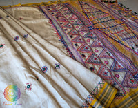 Lambani Handwork Vidarbha Tussar Silk Saree – Handloom Saree Online India | Elegantt Drapes