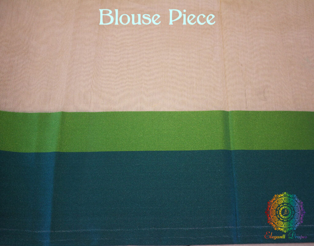 Off White Pure Cotton Floral Embroidery Saree – Handloom Saree Online India | Elegantt Drapes