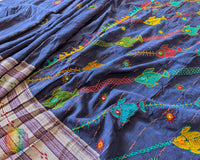 Detailed view of handcrafted Lambani embroidery showcasing traditional artisan craftsmanship