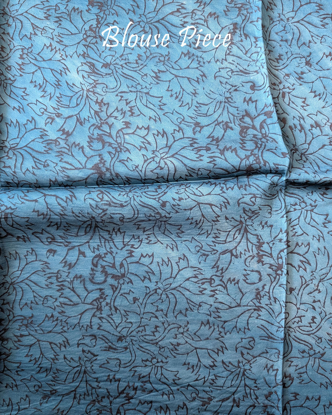 Blouse piece of Lavender Nashpal Pomegranate Modal Tussar Saree