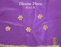 Light Purple Pure Organza Gota Patti Handwork Saree – Handloom Saree Online India | Elegantt Drapes